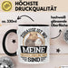 Meerschweinchen Geschenk Tasse Spruch Meerschweinchen-Besitzerin Geschenkidee Kaffee-Becher Schwarz Trendation