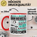Drum-and-Bass-DJ Geschenk Tasse Lustige Geschenkdiee für einen Drum-and-Bass-DJ Geburtstag Ich Bin Drum-and-Bass-DJ Ich Kann Es Dir Erklären Aber Nicht Für Dich Verstehen Rot Trendation