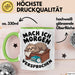 Faules Faultier Tasse Geschenk Lustige Geschenkidee Spruch Mach Ich Morgen Versprochen Grün Trendation