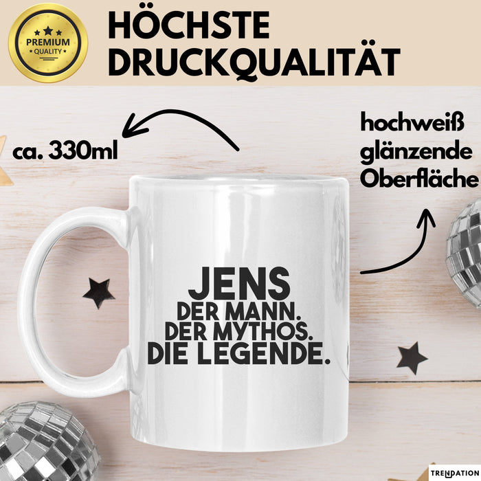 Jens Tasse Jens – Der Mann. Der Mythos. Die Legende. Geschenk