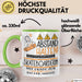 Skateboarderin Tasse Geschenk Lustig Abstand Halten Hochleistungs-Skateboarderin Mit Drang Zur Perfektion Bei Der Arbeit Grün Trendation