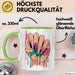 Nageltechniker Tasse Geschenkidee für Mani Profi Grün Trendation