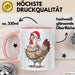 Huhn Weihnachtsfeier Tasse Geschenk Lustige Geschenkidee Spruch Rosa Trendation