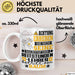 Reitstundenlehrer Geschenk Tasse Lustiger Spruch Erheben Sie Sich Der Reitstundenlehrer Betritt den Raum Weiß Trendation