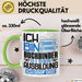 Buchbinder Ausbildung Tasse Geschenk Ich Bin Buchbinder In Der Ausbildung Ich Darf Das Geschenkidee Spruch Grün Trendation