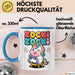 Gamer Gaming Liebhaber Tasse Geschenk Lustige Geschenkidee Spruch Zocki Zocki Blau Trendation