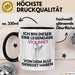 Violinist Geschenk Tasse Lustige Geschenkidee Geburtstag für Violinist Ich Bin Dieser Legendäre Violinist Von Dem Alle Geredet Haben Kaffee-Becher Schwarz Trendation
