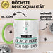 Geschenk für Slacklinerin Tasse Lustige Geschenkidee Geburtstag Ich Bin Slacklinerin Ich Darf Das Grün Trendation