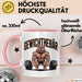 Gewichthebender Bär Tasse Geschenk Lustige Geschenkidee Spruch Gewichthebär Rosa Trendation