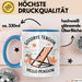 Ruhestand Tasse Geschenk Lustige Geschenkidee Spruch Für Entspanntes Leben Liebhaber Blau Trendation