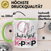 KPop Tasse Geschenk Just a Girl Who Loves KPop Spruch Geschenkidee Grün Trendation