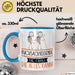 Rucksackreisende Geschenk Tasse Becher Die Frau Die Allen Kann Geschenkidee für eine Rucksackreisende Lustig Blau Trendation