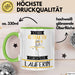 Läuferin Tasse Geschenk Becher Stark Attraktiv Furchtlos Läuferin Lustige Geschenkidee Grün Trendation