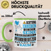 Pferdebesitzer Geschenk Tasse Lustiger Spruch Erheben Sie Sich Der Pferdebesitzer Betritt den Raum Grün Trendation
