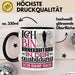 Bankkauffrau Ausbildung Start Geschenk Tasse Ich Bin Bankkauffrau In Der Ausbildung Ich Darf Das Kaffee-Becher Geschenkidee Schwarz Trendation