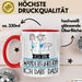 Geschenk für Wanderführerin Tasse Lustige Geschenkidee Geburtstag Ich Bin Wanderführerin Ich Darf Das Rot Trendation