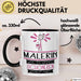 Malerin Weil Es Keinen Schöneren Beruf Gibt Tasse Geschenk für Eine Malerin Lustig Trendation