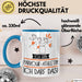 Geschenk für Parkour-Athletin Tasse Lustige Geschenkidee Geburtstag Ich Bin Parkour-Athletin Ich Darf Das Blau Trendation