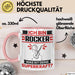 Rocker Tasse Geschenk für Rocker Geburtstag Lustiger Spruch Kaffee-Becher Was Ist Deine Superkraft Rosa Trendation