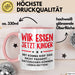 Deutschlehrer Unterricht Tasse Geschenk Lustige Geschenkidee Spruch Wir Essen Ü Jetzt Kinder Rosa Trendation