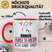 Geschenk für Hundetrainerin Tasse Lustige Geschenkidee Geburtstag Ich Bin Hundetrainerin Ich Darf Das Rot Trendation