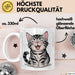 Katzen Tierliebhaber Tasse Geschenk Lustige Geschenkidee Spruch Weiß Trendation