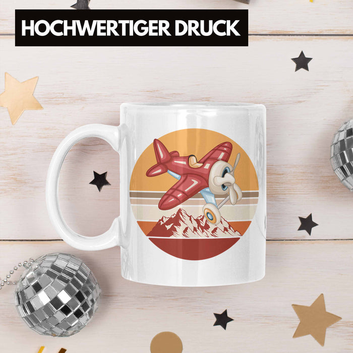 Segelflieger Tasse Geschenk Segelflieger Weiß Trendation