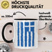 Griechenland Tasse Geschenk Grieche Flagge Hoch Kaffee-Becher Trendation
