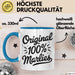 Marlies Tasse Geschenk Original 100% Marlies Geschenkidee Geburtstag Blau Trendation