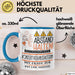 Konzertveranstalterin Tasse Geschenk Lustig Abstand Halten Hochleistungs-Konzertveranstalterin Mit Drang Zur Perfektion Bei Der Arbeit Blau Trendation