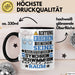 Synchronschwimmerin Geschenk Tasse Lustiger Spruch Erheben Sie Sich Der Synchronschwimmerin Betritt den Raum Schwarz Trendation