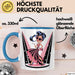 Mode Liebhaber Tasse Geschenkidee für Stil Süchtiger Blau Trendation