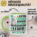 Leser Geschenk Tasse Lustiger Spruch Erheben Sie Sich Der Leser Betritt den Raum Grün Trendation