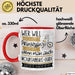 Mountainbike-Guide Tasse Geschenk Spruch Wer Will Schon Prinzessin Sein Wenn Man Auch Mountainbike-Guide Sein Kann Rot Trendation