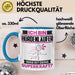 Hürdenläufer Tasse Geschenk für Hürdenläufer Geburtstag Lustiger Spruch Kaffee-Becher Was Ist Deine Superkraft Blau Trendation