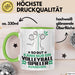 Volleyballspieler Geschenk Tasse So Gut Kann Nur Ein Volleyballspieler Aussehen Geschenkidee Kaffee-Becher Grün Trendation