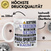 Para-Sportler Geschenk Tasse Lustiger Spruch Erheben Sie Sich Der Para-Sportler Betritt den Raum Weiß Trendation
