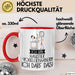Geschenk für Haustier-Modedesignerin Tasse Lustige Geschenkidee Geburtstag Ich Bin Haustier-Modedesignerin Ich Darf Das Rot Trendation