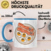 Keto Diät Fan Tasse Geschenkidee für Low Carb Liebhaber Blau Trendation