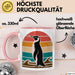 Retro Pinguin Tier Tasse Geschenk Lustige Geschenkidee Spruch Rosa Trendation