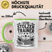 Fußballtrainer Tasse Geschenk Lustige Geschenkidee Spruch Stolzer Trainer Grün Trendation
