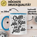 Rita Tasse Geschenk Chillt Mal Alle Rita Ist Ja Jetzt Da Geschenkidee Becher mit Name Blau Trendation