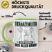 Tierarzthelfer Tasse Geschenk für Tierarzthelfer Der Mann Der Alles Kann Geschenkidee zum Geburtstag Grün Trendation