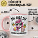 Humor Tasse Geschenk Die Lage Ist Besäufniserregend Geschenkidee Kaffee-Becher Rosa Trendation