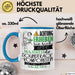 Soundtrack-Komponistin Tasse Geschenk Lustiger Spruch Bitte Erheben Sie Sich Seine Majestät Die Soundtrack-Komponistin Betritt Den Raum Blau Trendation