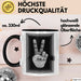 Friedenszeichen Tasse Geschenk Lustige Geschenkidee Spruch Schwarz Trendation