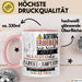 Bungee-Jumperin Tasse Geschenk Lustiger Spruch Bitte Erheben Sie Sich Seine Majestät Die Bungee-Jumperin Betritt Den Raum Rosa Trendation