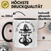 Kapitän Tasse Geschenk Der Käptn Hat Immer Recht Und Ich Bin Der Käptn Bootsführer Boot Besitzer Kaffee-Becher Schwarz Trendation