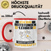 Reitstundenlehrer Tasse Geschenk für Reitstundenlehrer Geburtstag Lustiger Spruch Kaffee-Becher Was Ist Deine Superkraft Rot Trendation