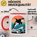 Wal Tier Tasse Geschenk Lustige Geschenkidee Spruch Rot Trendation